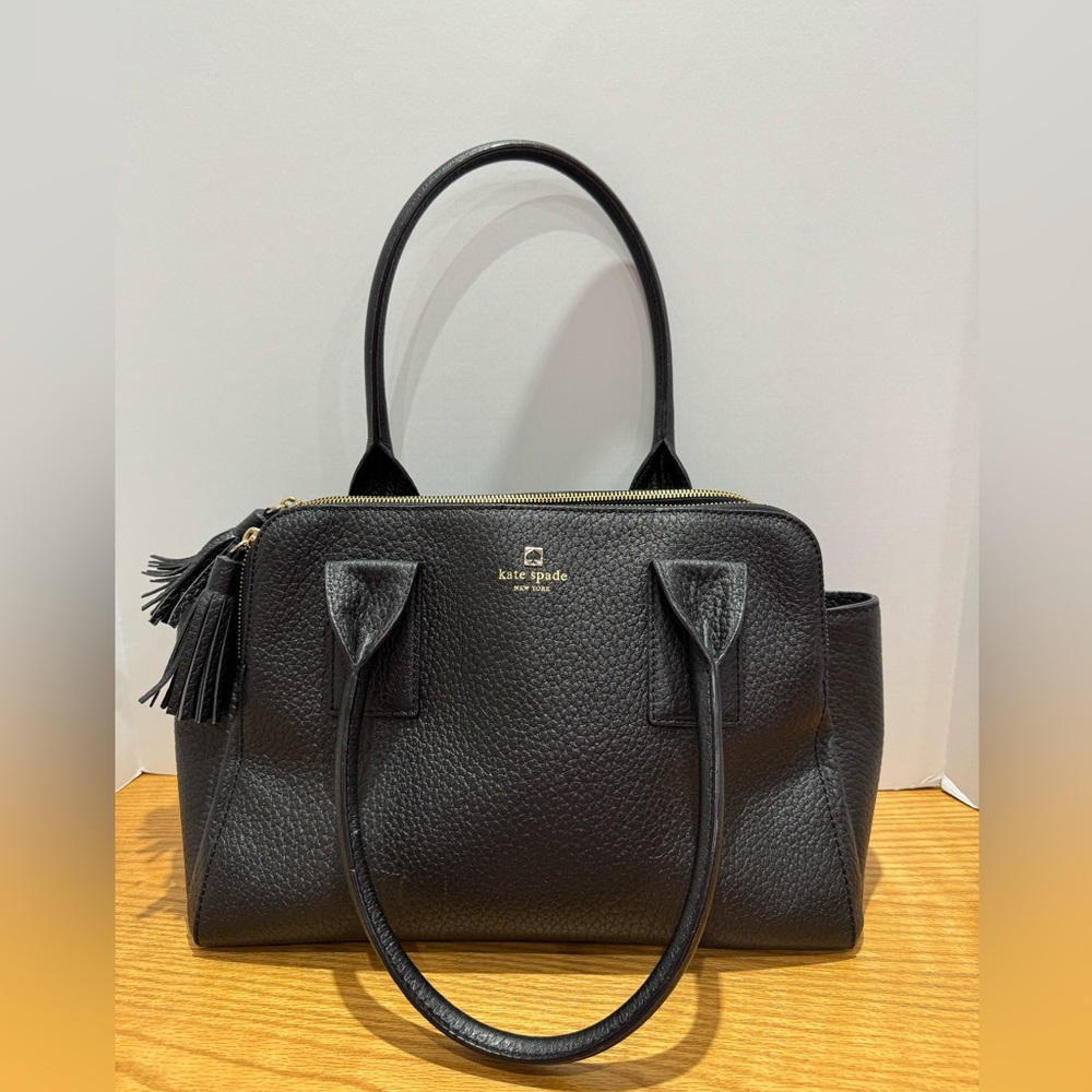 Kate Spade Black Leather Handbag excellent condition